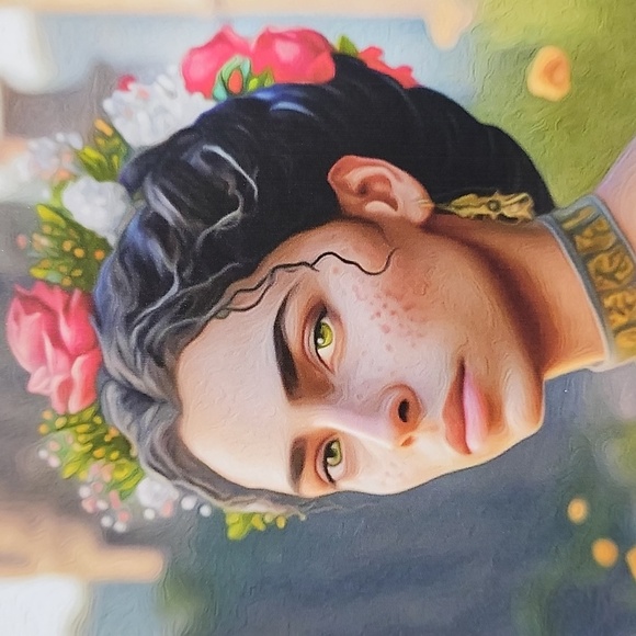 4x6 Princess Floral Fantasy Art Watercolor Oil‎ Painting Print - Picture 3 of 5